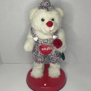 SEE VIDEO Gemmy CUSTOM Hip Swinging Valentines Bear Prototype Concept Eriktronix